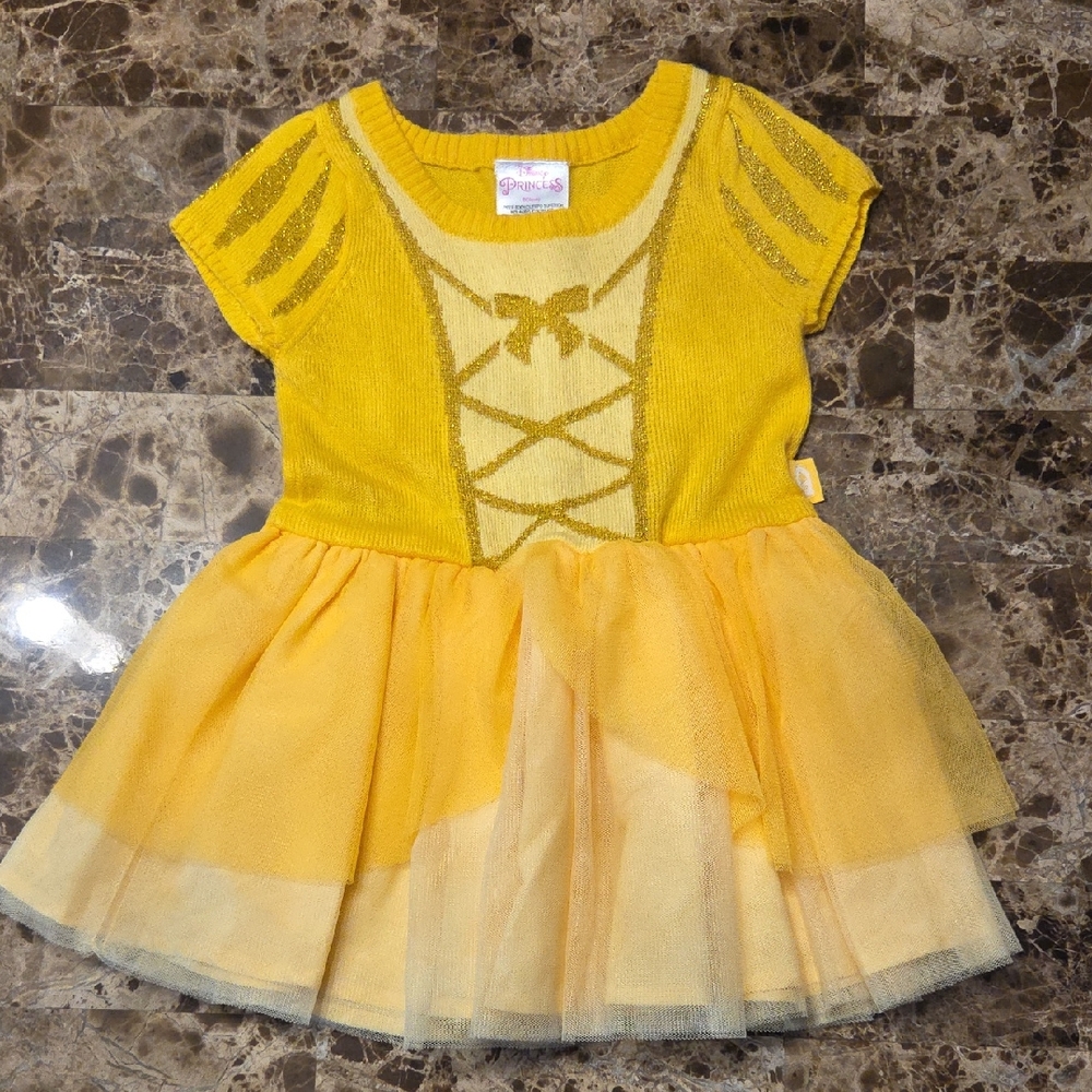 Disney Golden Princess Belle Kids Dress